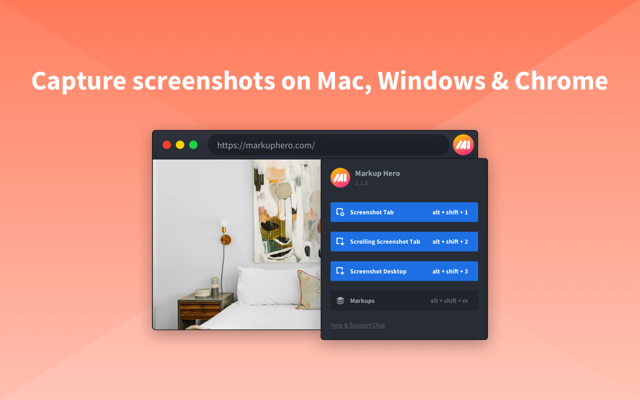 screenshot of Markup Hero